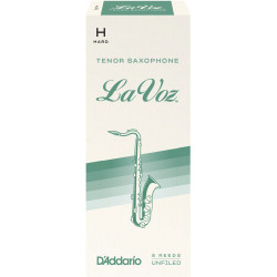 D'Addario RKC05HD - Anches La Voz saxophone ténor, Hard, boîte de 5