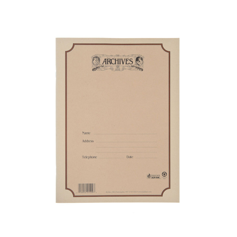 D'Addario B10S-48 - Cahier manuscrit à reliure spirale Archives, 10 portées, 48 pages