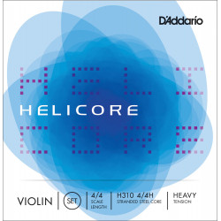 D'Addario H310 4/4H - Jeu de cordes violon Helicore, manche 4/4, Heavy