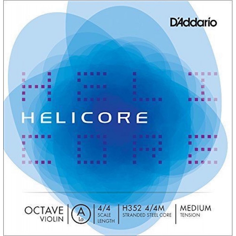 D'Addario H352 4/4M - Corde seule (la) violon 4/4 Helicore Octave, Medium