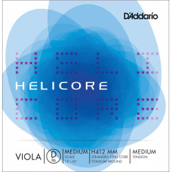 D'Addario H412 MM - Corde seule (Ré) alto Helicore, Medium Scale, Medium