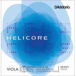 D'Addario H414 LH - Corde seule (Do) alto Helicore, Long Scale, Heavy