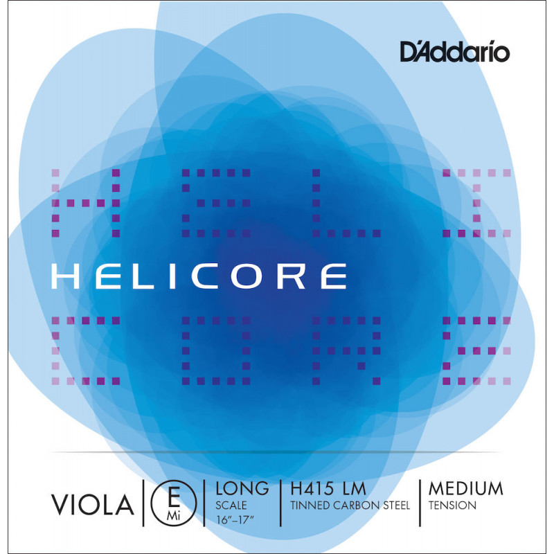 D'Addario H415 LM - Corde seule (Mi) alto Helicore, Long Scale, Medium