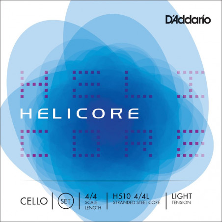 D'Addario H510 4/4L - Jeu de cordes violoncelle Helicore manche 4/4 Light
