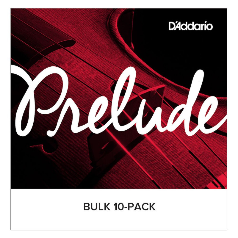 D'Addario J810 4/4H-B10 - Jeu de cordes violon 4/4 Prelude, Heavy (pack de 10)