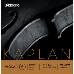 D'Addario K411 SM - Jeu de cordes alto Forza, diapason court, Medium