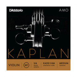 D'Addario KA310 1/4M - Jeu de cordes violon 1/4 Amo, Medium