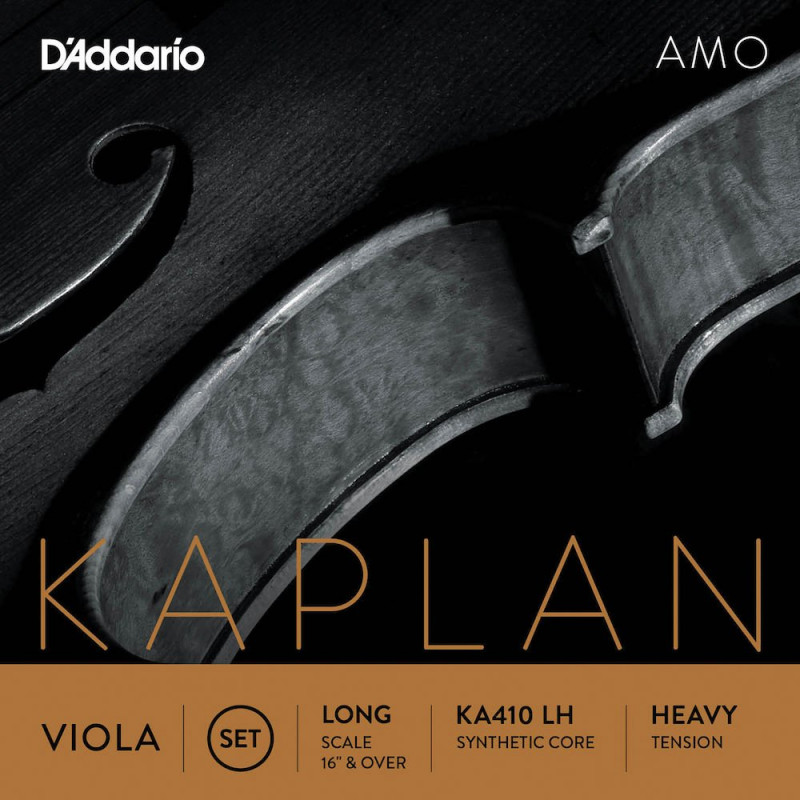 D'Addario KA410 LH - Jeu de cordes alto Amo, diapason long, Heavy