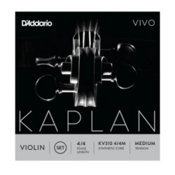 D'Addario KV310 4/4M - Jeu de cordes violon 4/4 Vivo, Medium