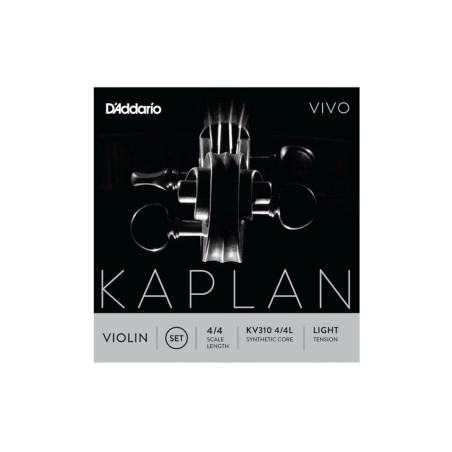 D'Addario KV311 4/4L - Corde seule (mi) violon 4/4 Vivo, Light