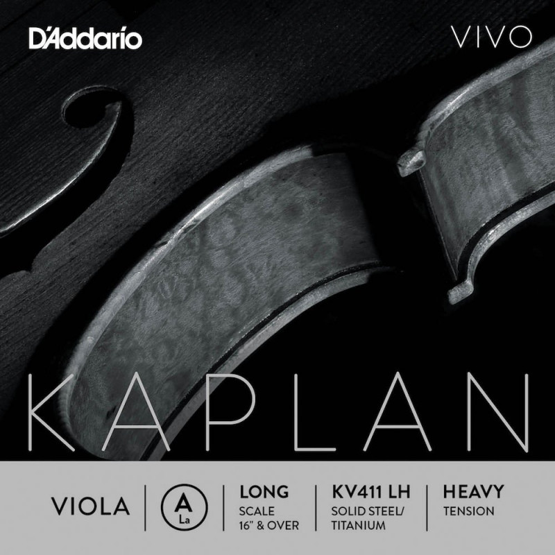 D'Addario KV411 LH - Corde seule (la) alto Vivo, diapason long, Heavy