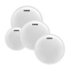 Evans EPP-UV1-F - Pack Fusion UV1 - Peaux sablées (10'', 12'', 14'') et peau de frappe pour caisse claire 14'' UV1 sablée