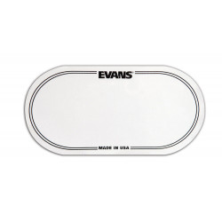 Evans EQPC2 - Patch double-pédale EQ, plastique translucide