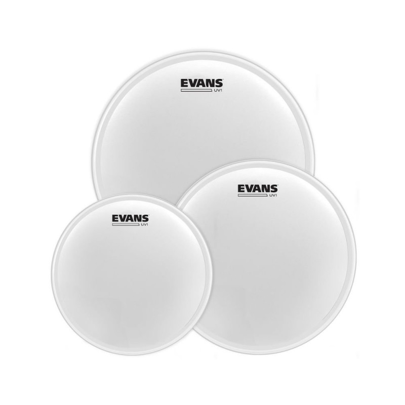Evans ETP-UV1-F - Pack Fusion UV1 - Peaux de tom sablées (10'', 12'', 14'')