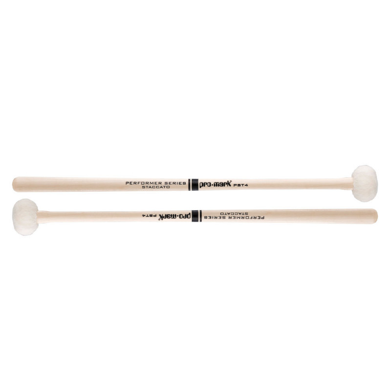 Pro-Mark PST4 - Maillet dur staccato (Hard) pour timbales - Performer en érable