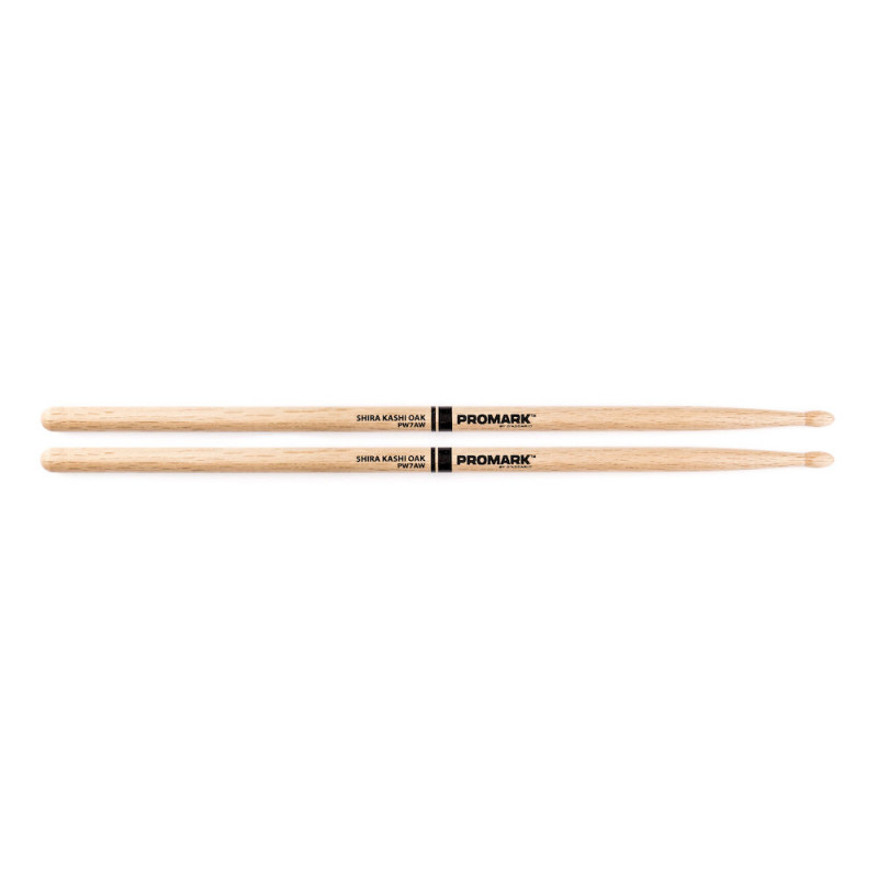 Pro-Mark PW7AW - Pro Mark Japanese Shira Kashi White Oak 7A Wood Tip Drumsticks