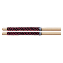 Pro-Mark SRCR - Grip pour baguettes noir/rouge design Check