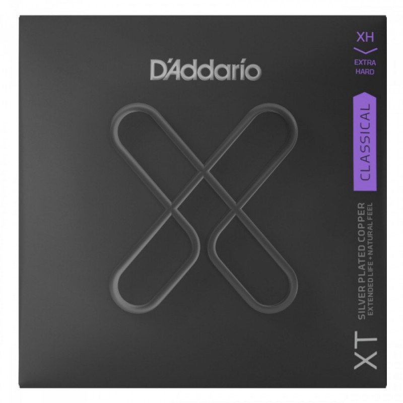 D'Addario XTC44 - jeu guitare classique XT Silver Plated Copper - Extra Hard Tension
