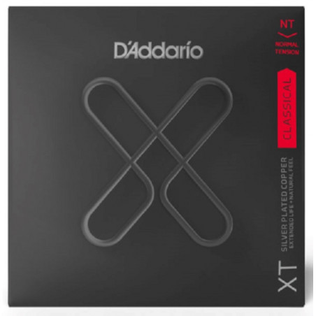 D'Addario XTC45 - jeu guitare classique XT Silver Plated Copper - Normal Tension
