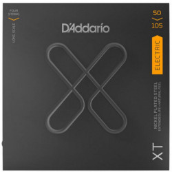 D'Addario XTB50105 -  jeu guitare basse XT plaqué nickel - Medium, Long Scale, 50-105