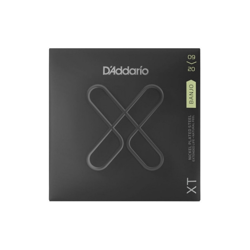 D'Addario XTJ0920 - jeu de cordes banjo XT Stainless Steel - 09-20