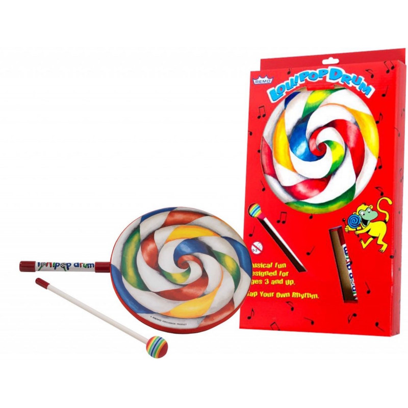 Remo ET-7110-00 - Tambour Lollipop 1"x10" avec mailloche