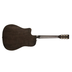Art & Lutherie Americana Faded Black CW QIT Dreadnought - Guitare Electro-acoustique
