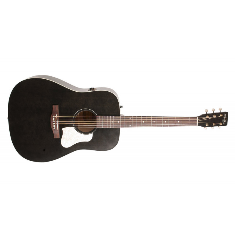 Art & Lutherie Americana Faded Black QIT Dreadnought - Guitare Electro-acoustique