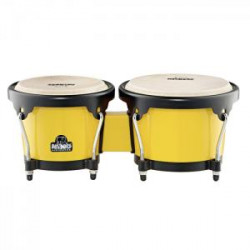 Nino NINO17YBK - Bongos plastique jaune 6,5" et 7,5"