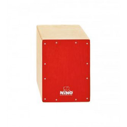 Nino NINO950R - Cajon naturel et rouge 13"