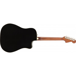 Fender Redondo Player Jetty Black LH - guitare électro-acoustique gauchère