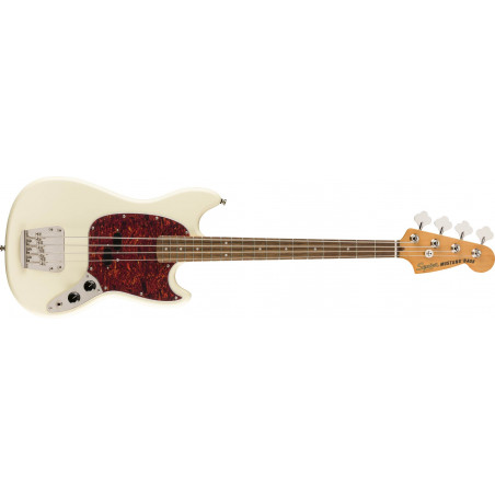 Squier Classic Vibe '60s Mustang Bass - touche laurier - Olympic White