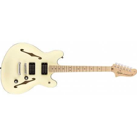 Squier Affinity Series Starcaster - touche érable - Olympic White