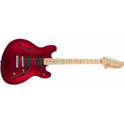 Squier Affinity Series Starcaster - touche érable - Candy Apple Red