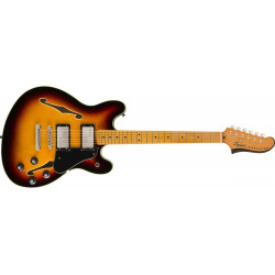 Squier Classic Vibe Starcaster - touche érable - 3-tons Sunburst