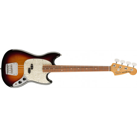 Fender Vintera '60s Mustang Bass - touche Pau Ferro - 3-tons Sunburst (+ housse)