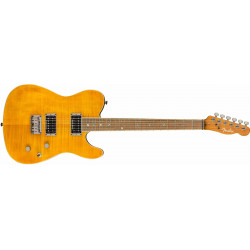 Fender Special Edition Custom Telecaster FMT HH - touche laurier - Amber