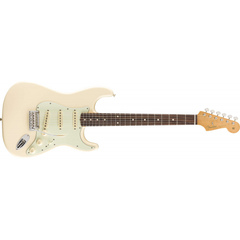 Fender Vintera '60s Stratocaster Modified - touche Pau Ferro - Olympic White (+ housse)