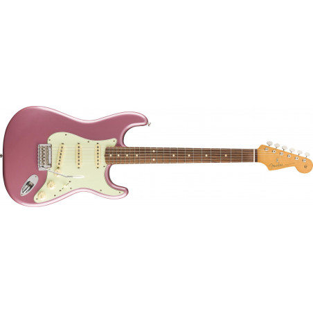 Fender Vintera '60s Stratocaster Modified - touche Pau Ferro - Burgundy Mist Metallic (+ housse)