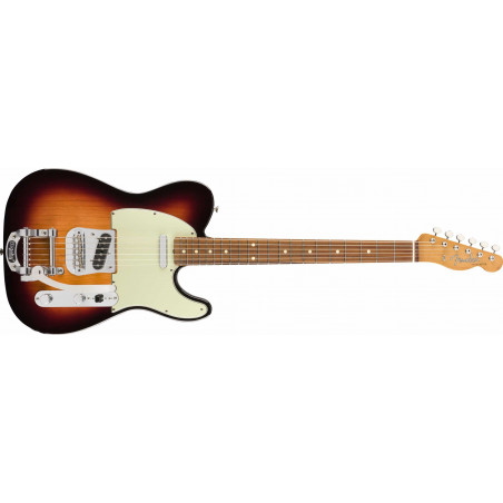 Fender Vintera '60s Telecaster Bigsby - touche Pau Ferro - 3-tons Sunburst (+ housse)