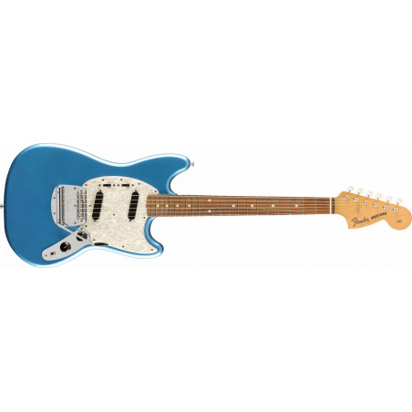 Fender Vintera '60s Mustang - touche Pau Ferro - Lake Placid Blue (+ housse)