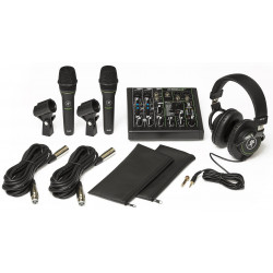 Mackie PERFORMER-BUNDLE - Pack console, 2 micros, casque