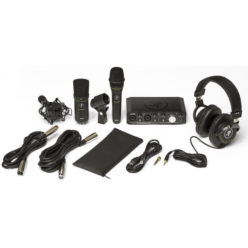 Mackie PRODUCER-BUNDLE - Pack Onyx-Producer, 2 micros, casque