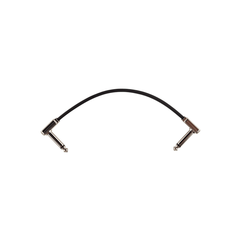 Ernie Ball 6226 - Cables instrument patch - coudé fin & plat - 15 cm