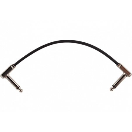 Ernie Ball 6226 - Cables instrument patch - coudé fin & plat - 15 cm