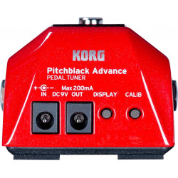 Korg Pitchblack Advance - Pédale accordeur - Sparkle red