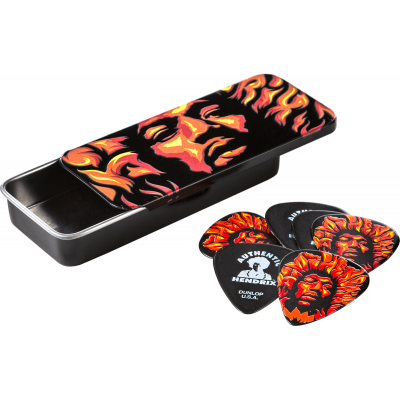 Dunlop  JHPT14H -  Boîte de 6 Jimi Hendrix Voodoo Fire heavy