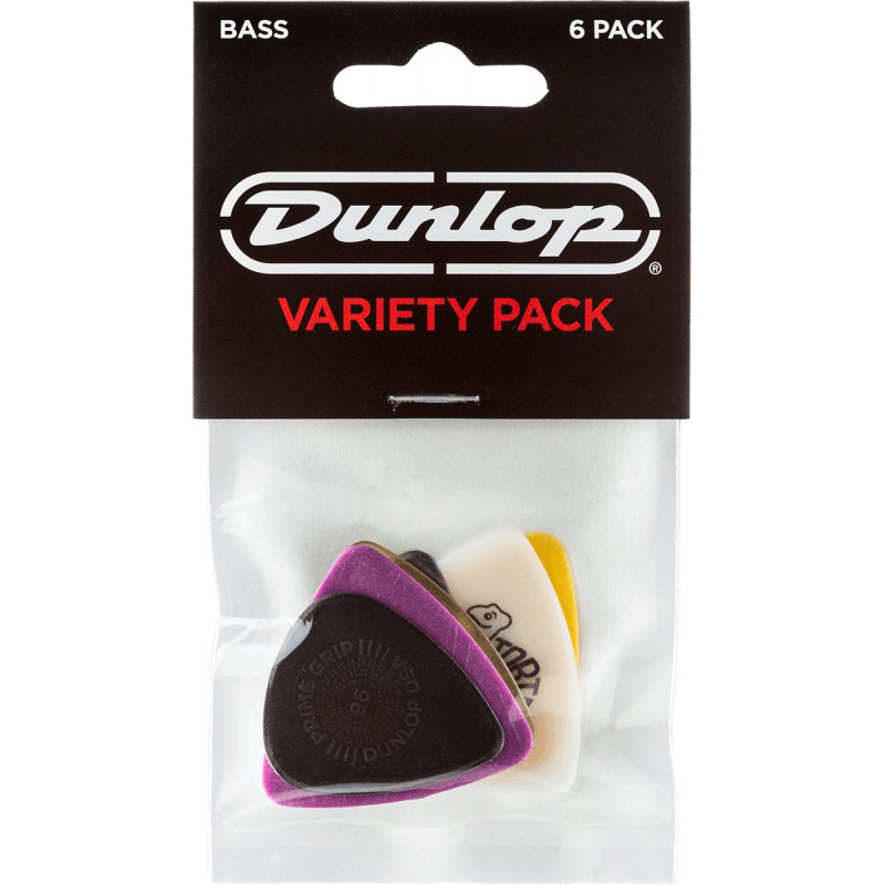 Dunlop  PVP117 - Player's Pack de 6 médiators Variés Basse