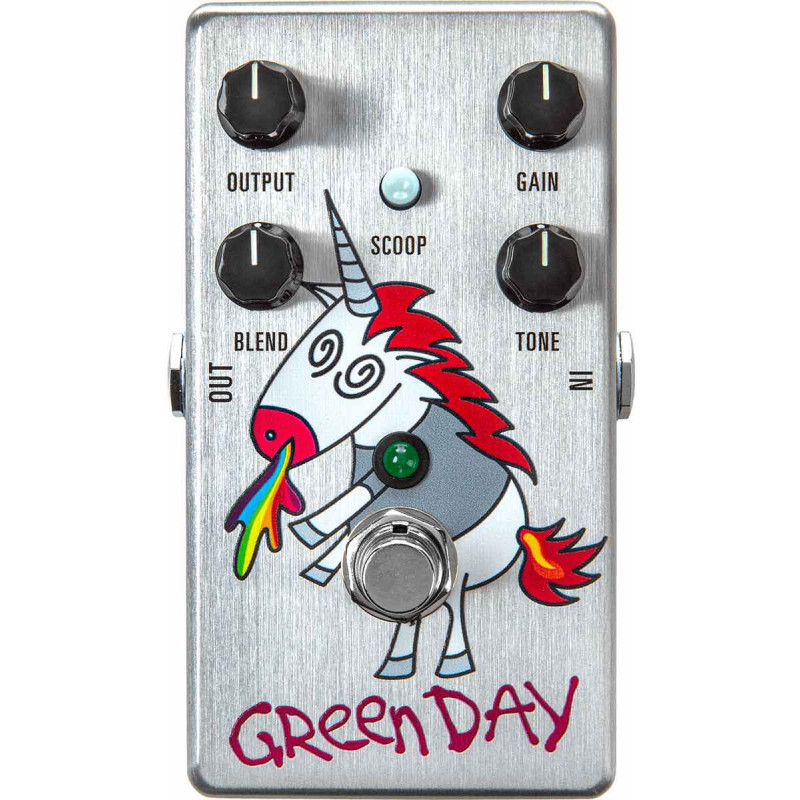 MXR DD25-UNICORN - Pédale Dookie Drive Unicorn Green Day - Overdrive