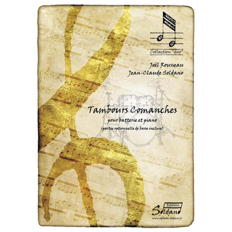 Tambours comanches - Jean-Jacques Rousseau - Batterie et piano